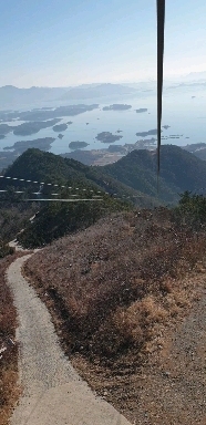 Zip-line (course 2) of Geumosan Mountain, Hadong-gun, Korea