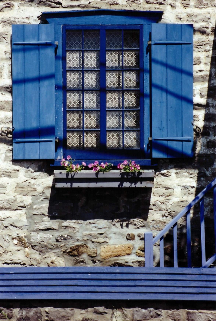 La fenêtre bleue