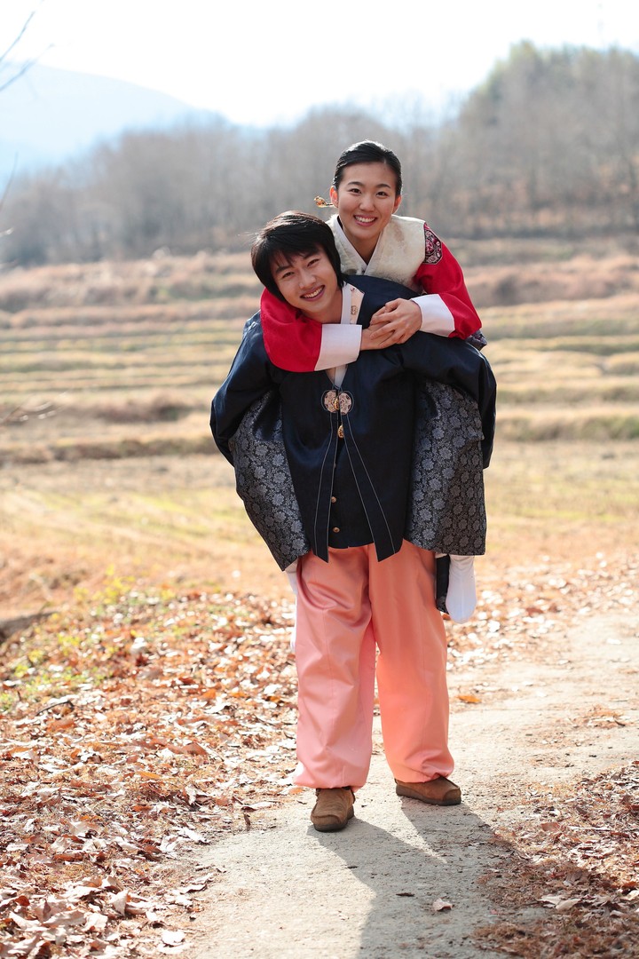 Couple in Korean Dress II