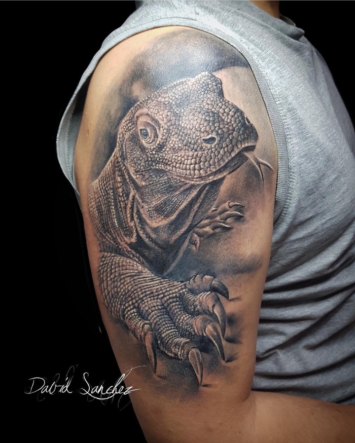 Komodo Dragon tattoo