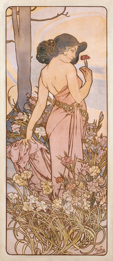 L'Œillet, Alphonse Mucha