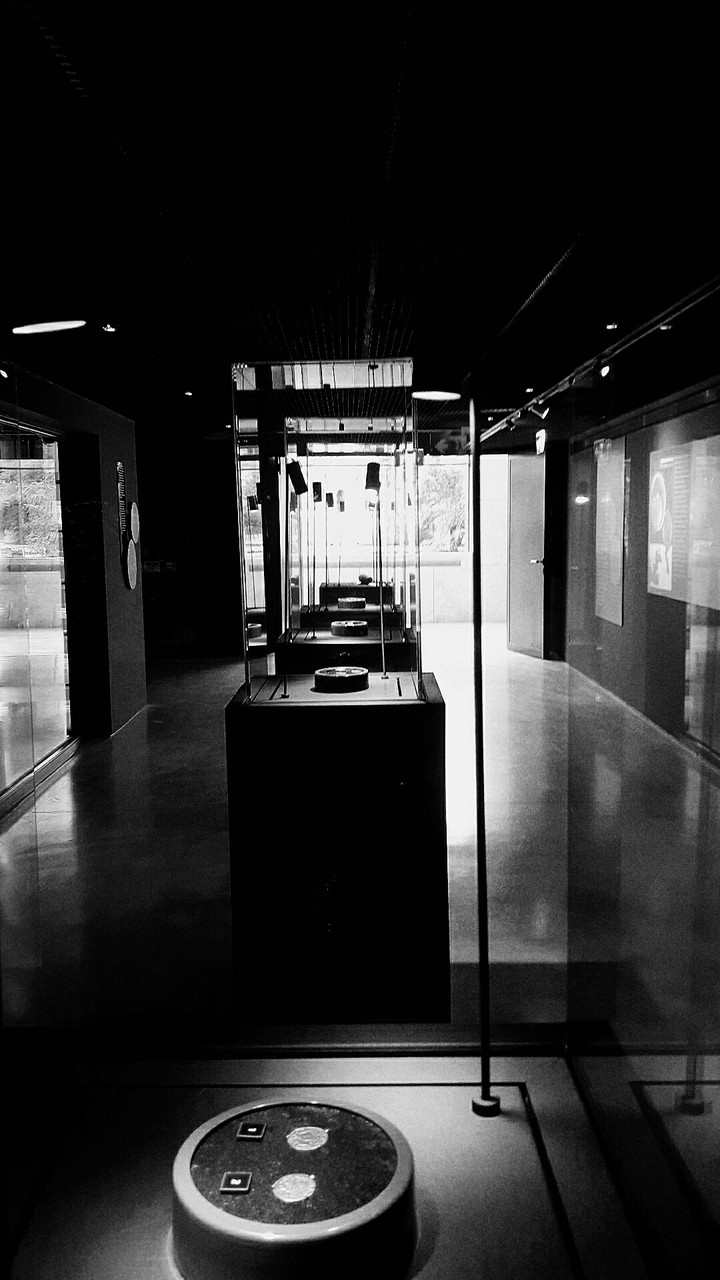 black and white
