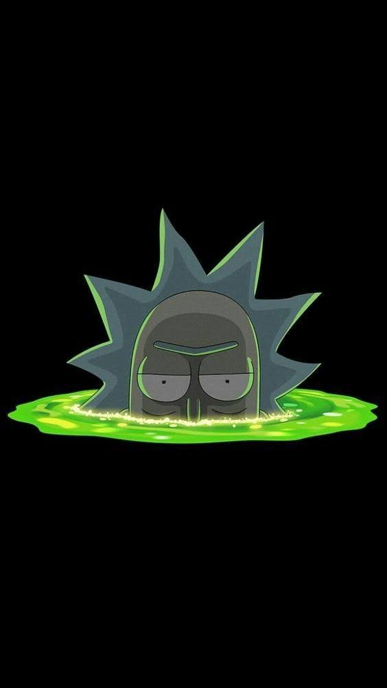 Rick through a portal