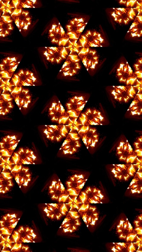 Fire kaleidoscope