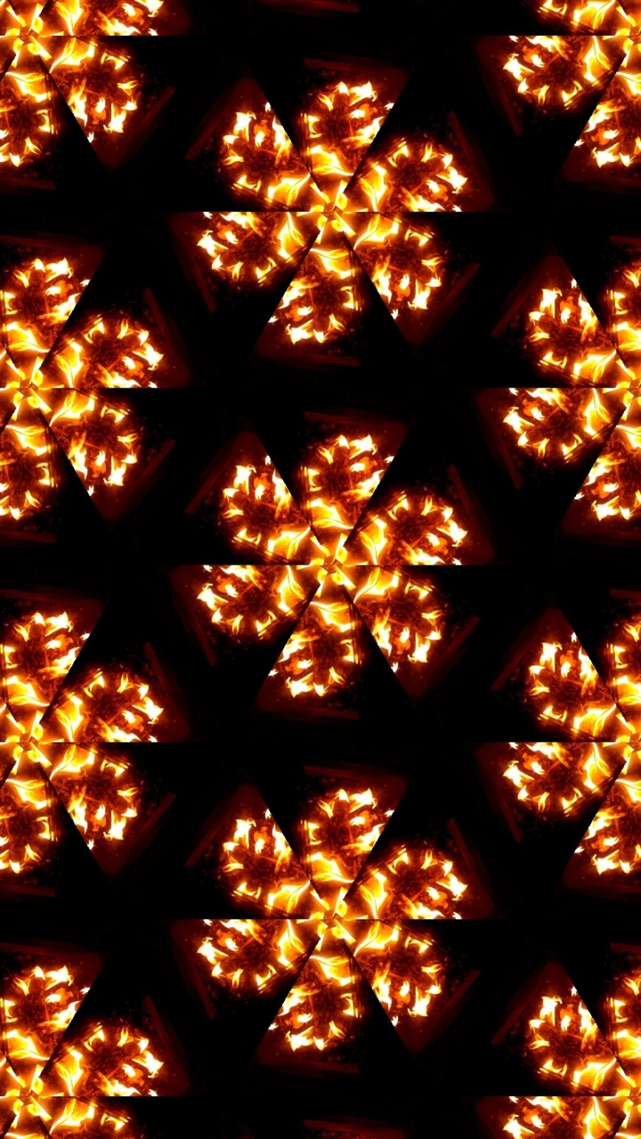 Fire kaleidoscope