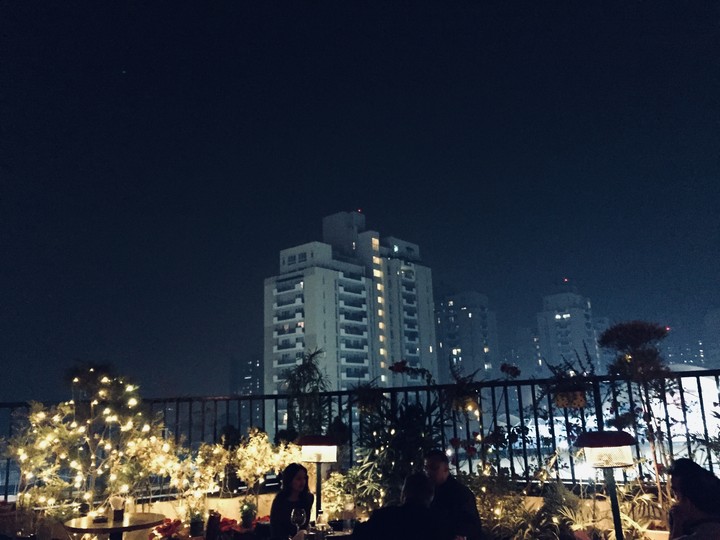 Building in the night
