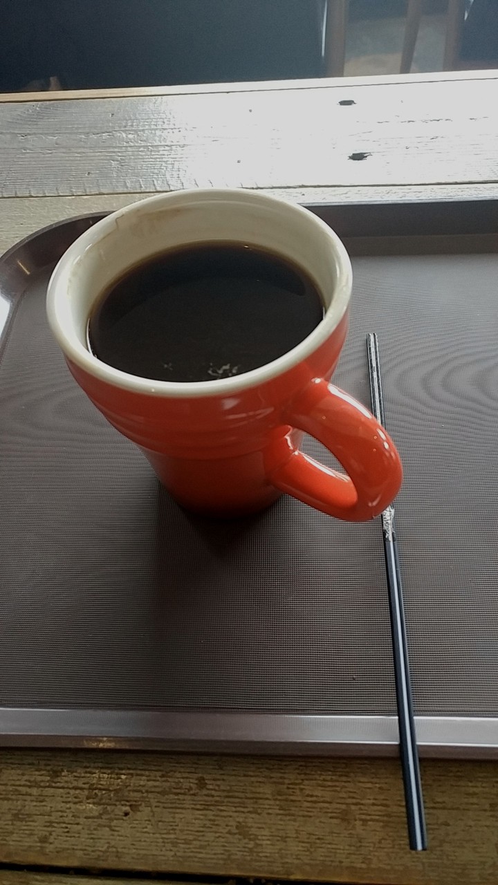 a cup of coffee