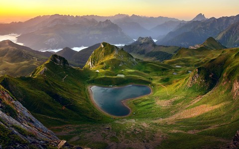 tapety evergreen, landscapes