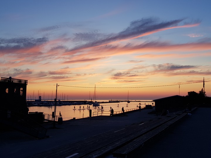 Few minutes after the sunset