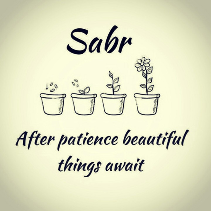 its about sabr