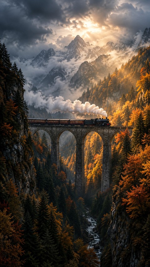 train, aqueduct wallpapers