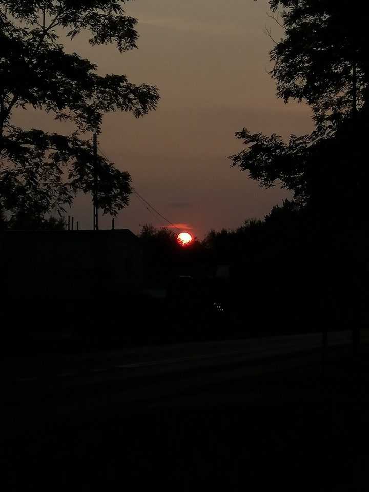 Sun at night