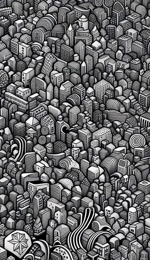 sketch, monochrome壁纸