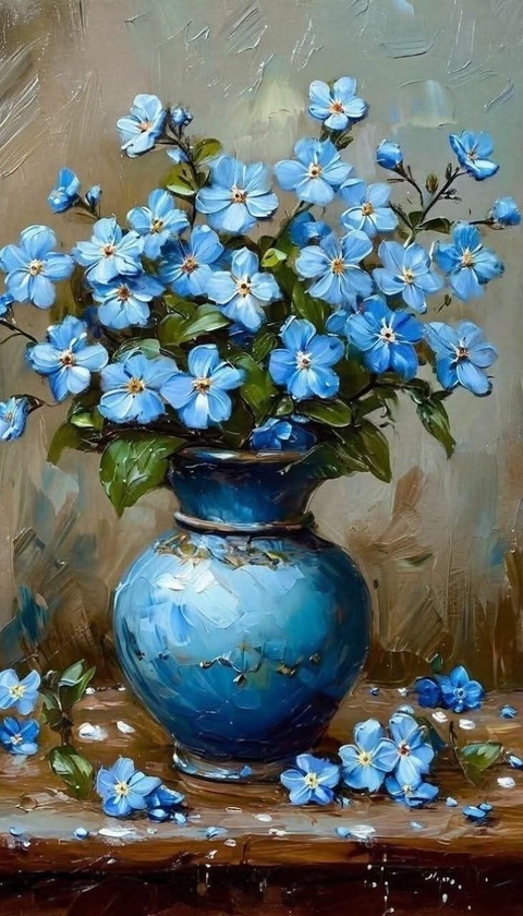 Blue, Flower, Flower_bouquet