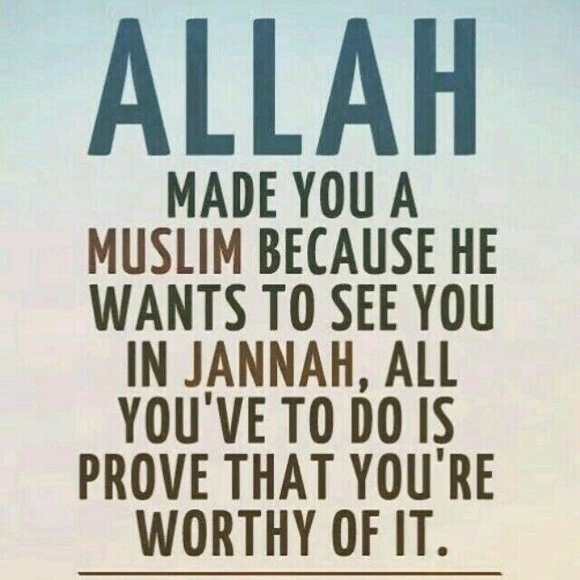 Believe Allah...
