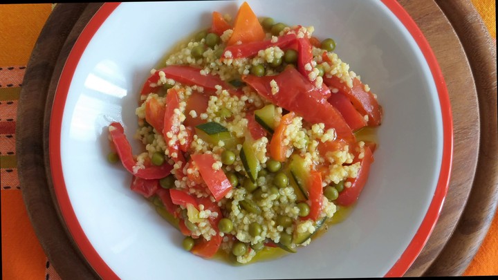 Millet with vegetables