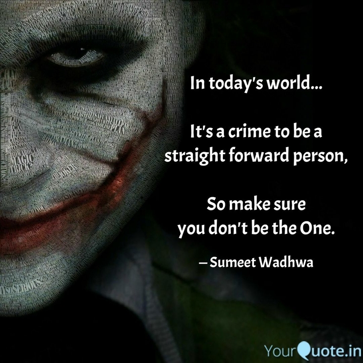 Don't be the One