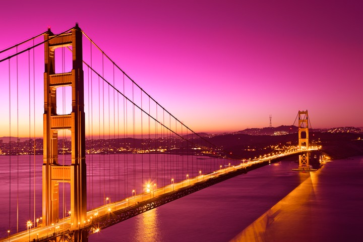 Golden Love Bridge - Hdr