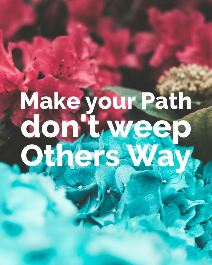 Be for yourself