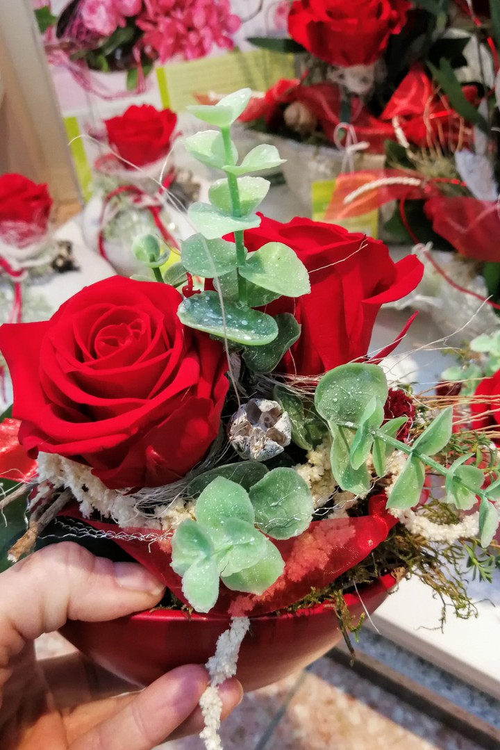 wunderschöne rote Rosen