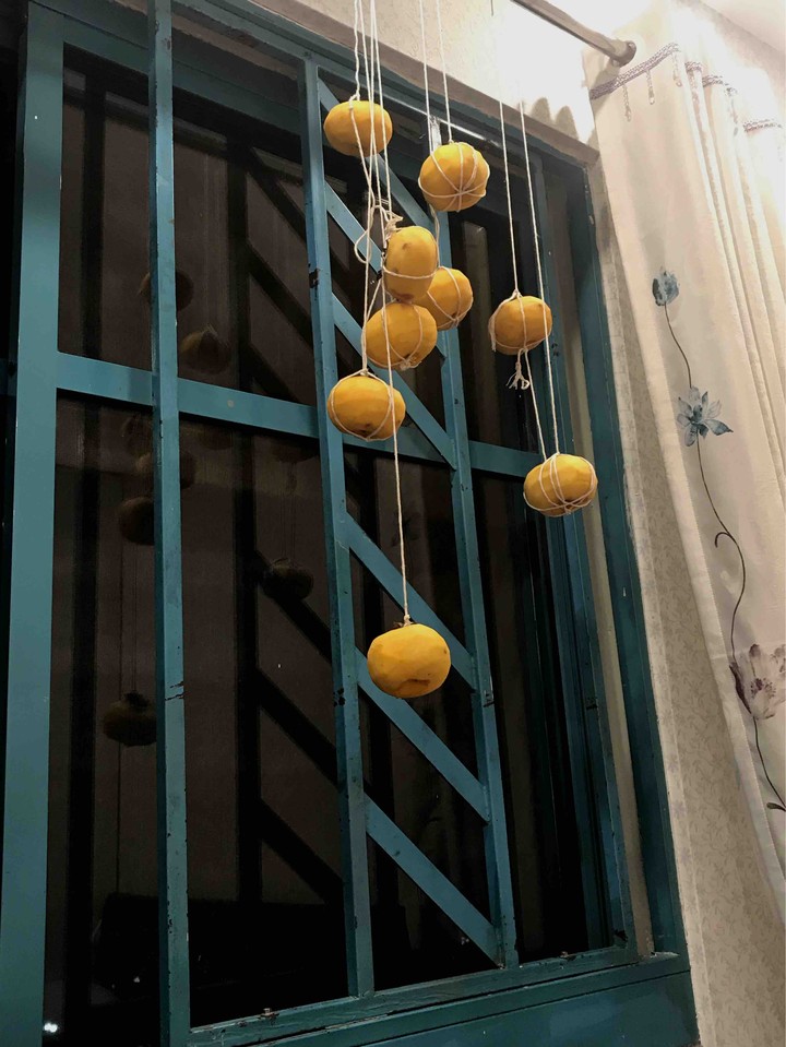 Drying Persimmons