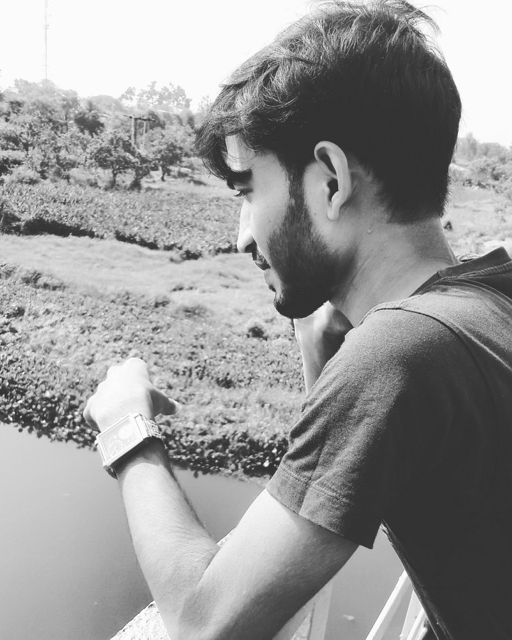 Black and white