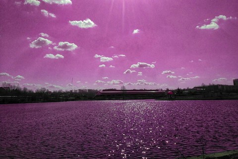 pink sky