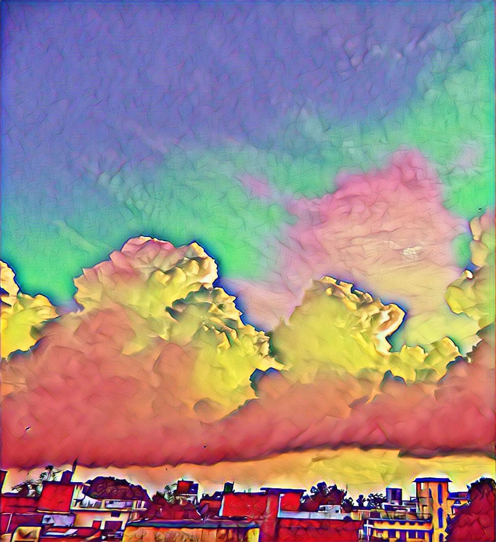 city clouds
