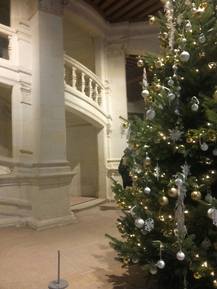 christmas tree in Chambord
