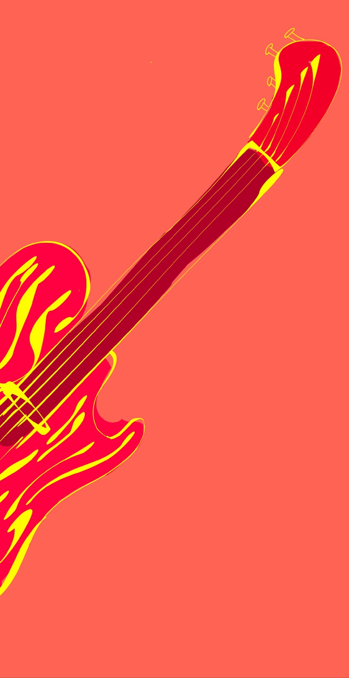 guitar red