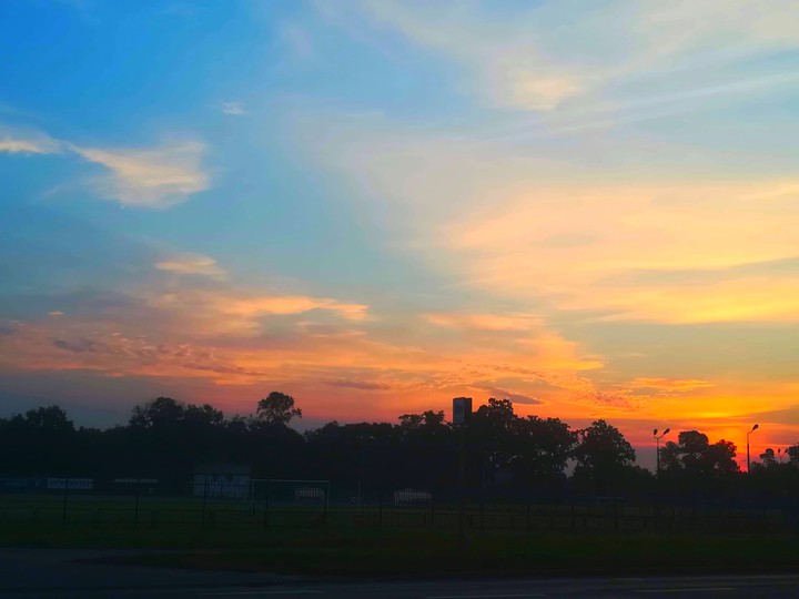 Sunset sky