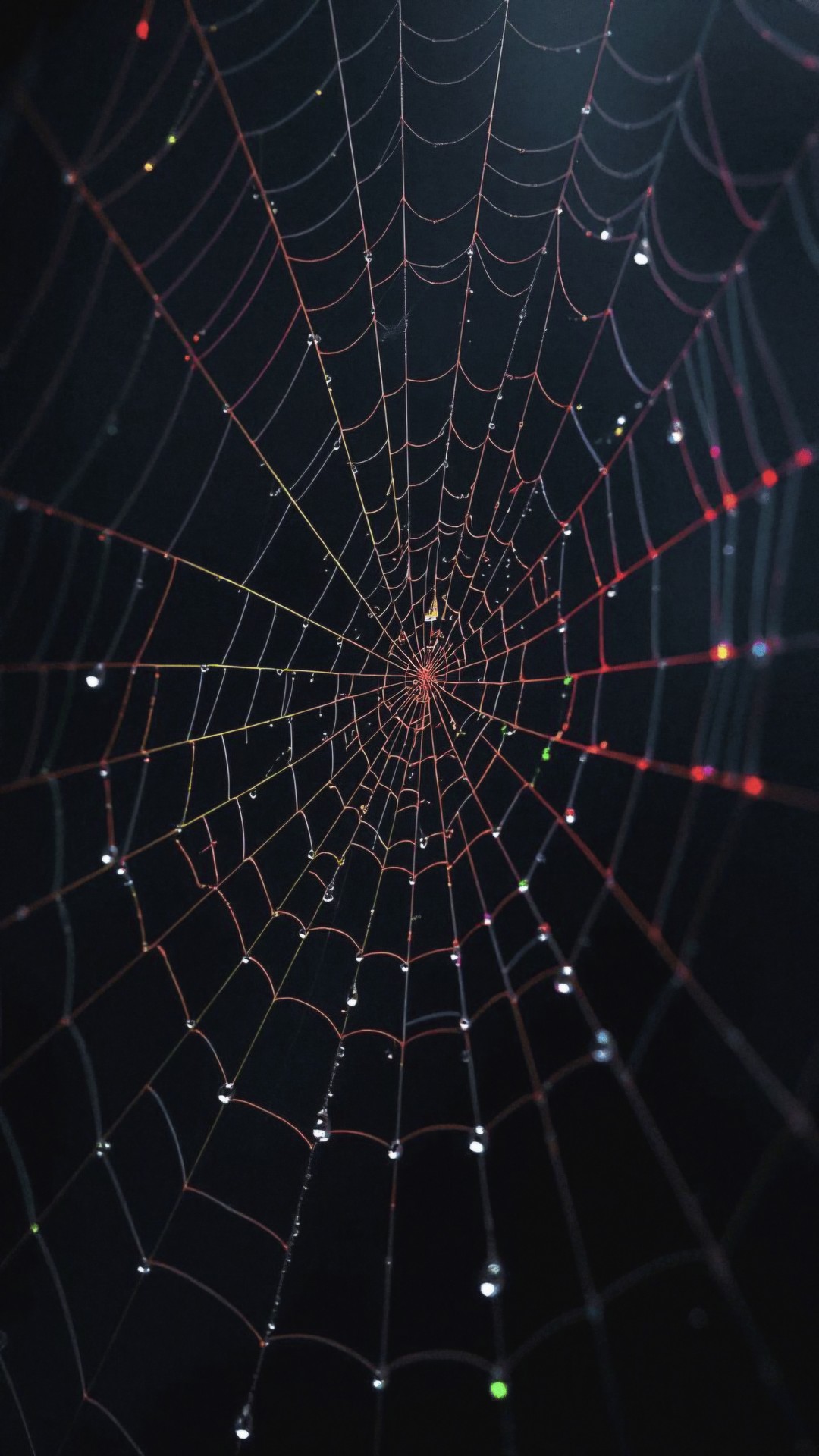SPIDER WEB WITH DROPS