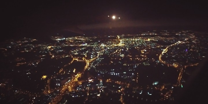 하늘에서본 늦은밤