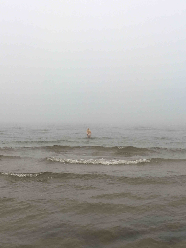 foggy swim