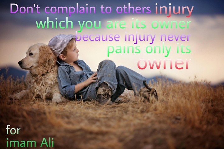 if you are injuried