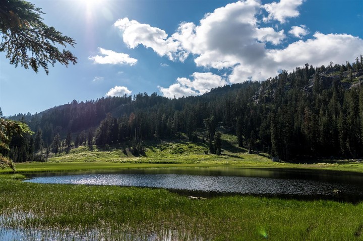 lake in the mountains