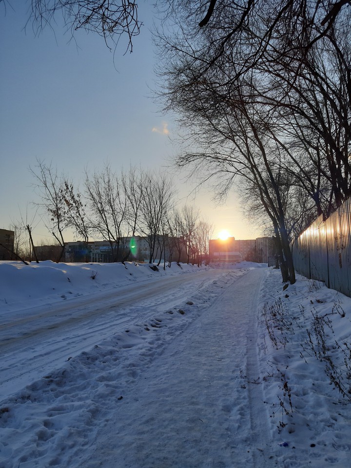 закат