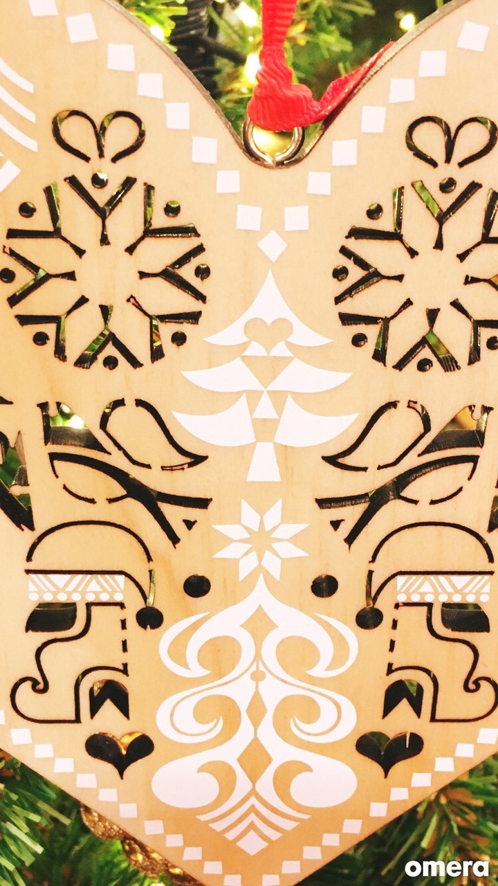 Patterns Symmetry on a Shape of Heart