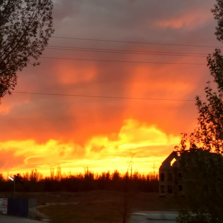 закат