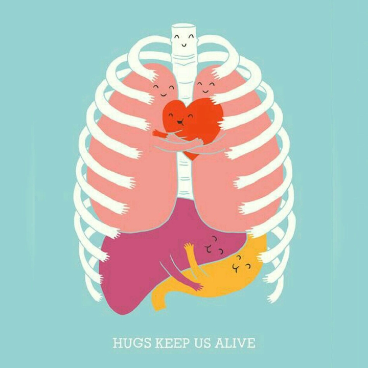 hugs.