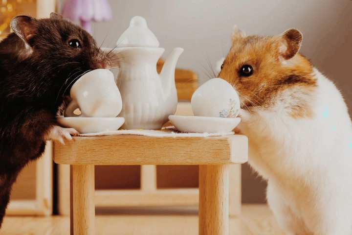 Hamster Tea Time