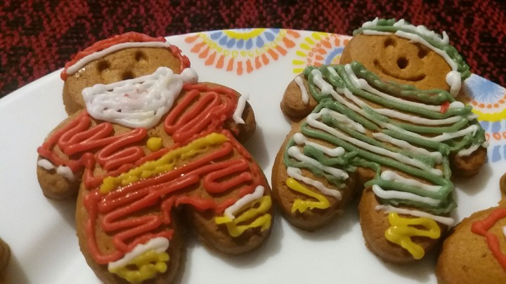 Mikołaj i elf / Santa and elf