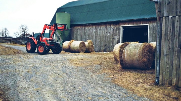 Spring work on the farm