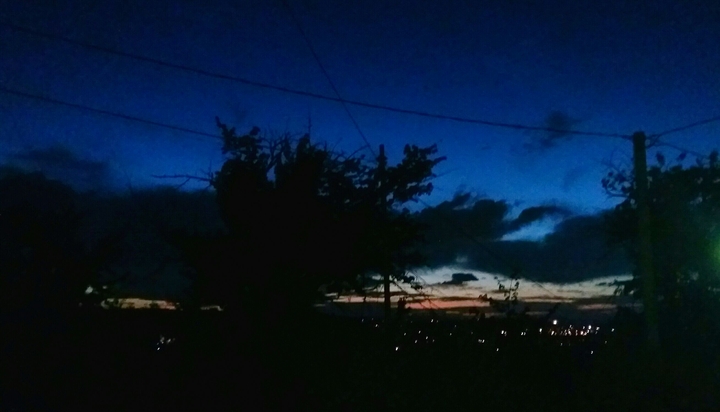 Landscape sunset