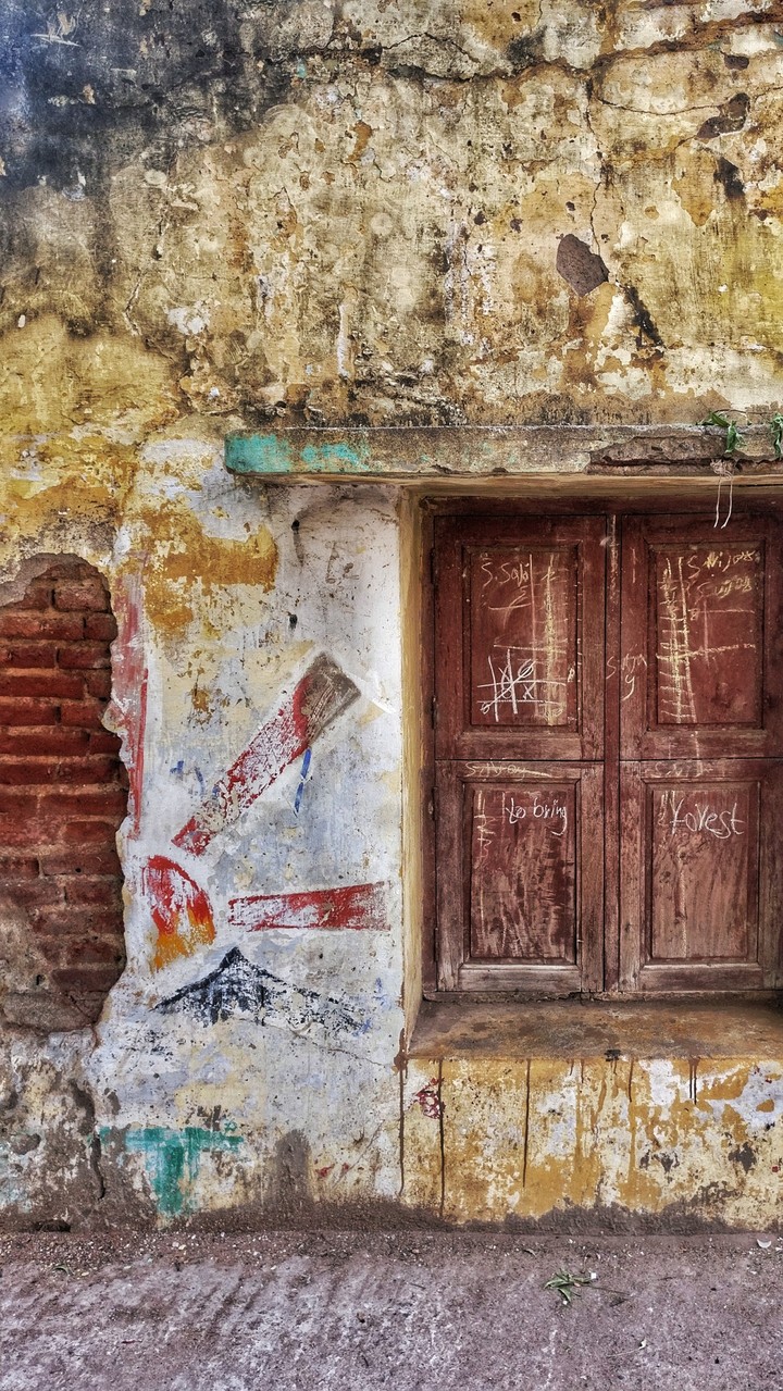 damaged wall