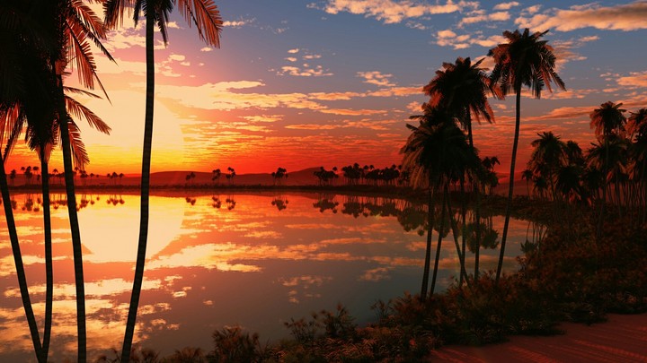 africa sunset