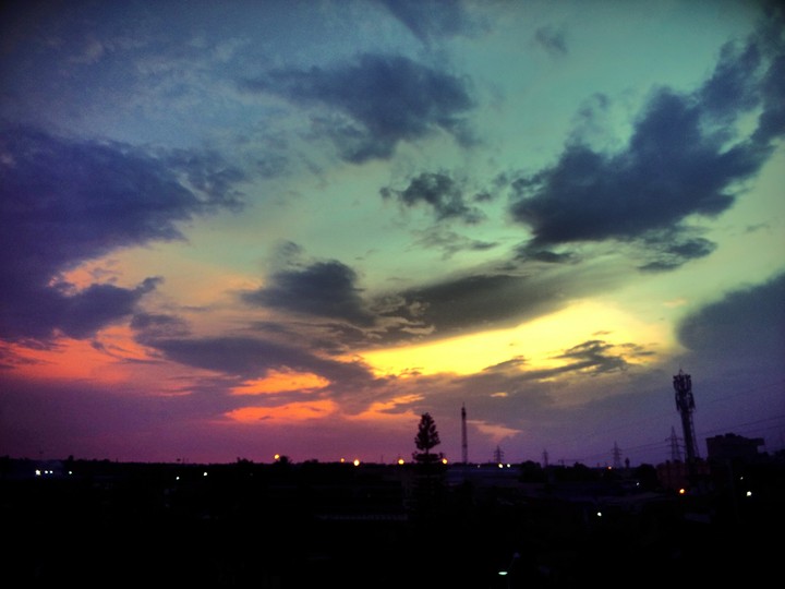 flying clouds
