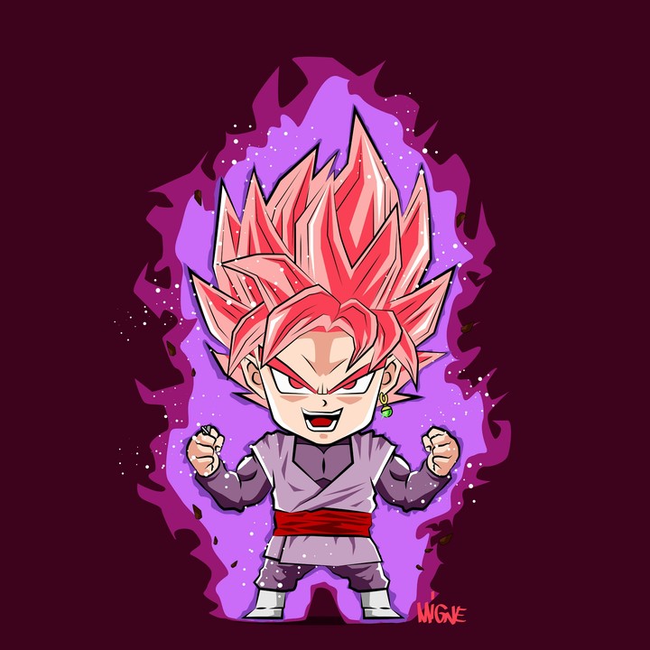 Black Goku Rosé Chibi