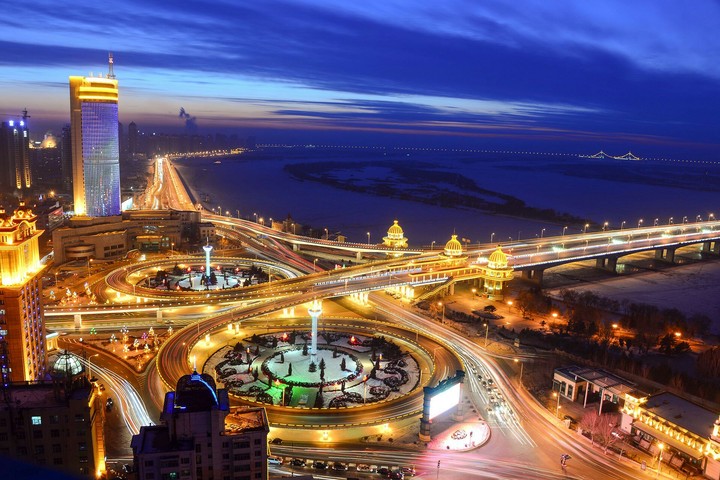 City at night,