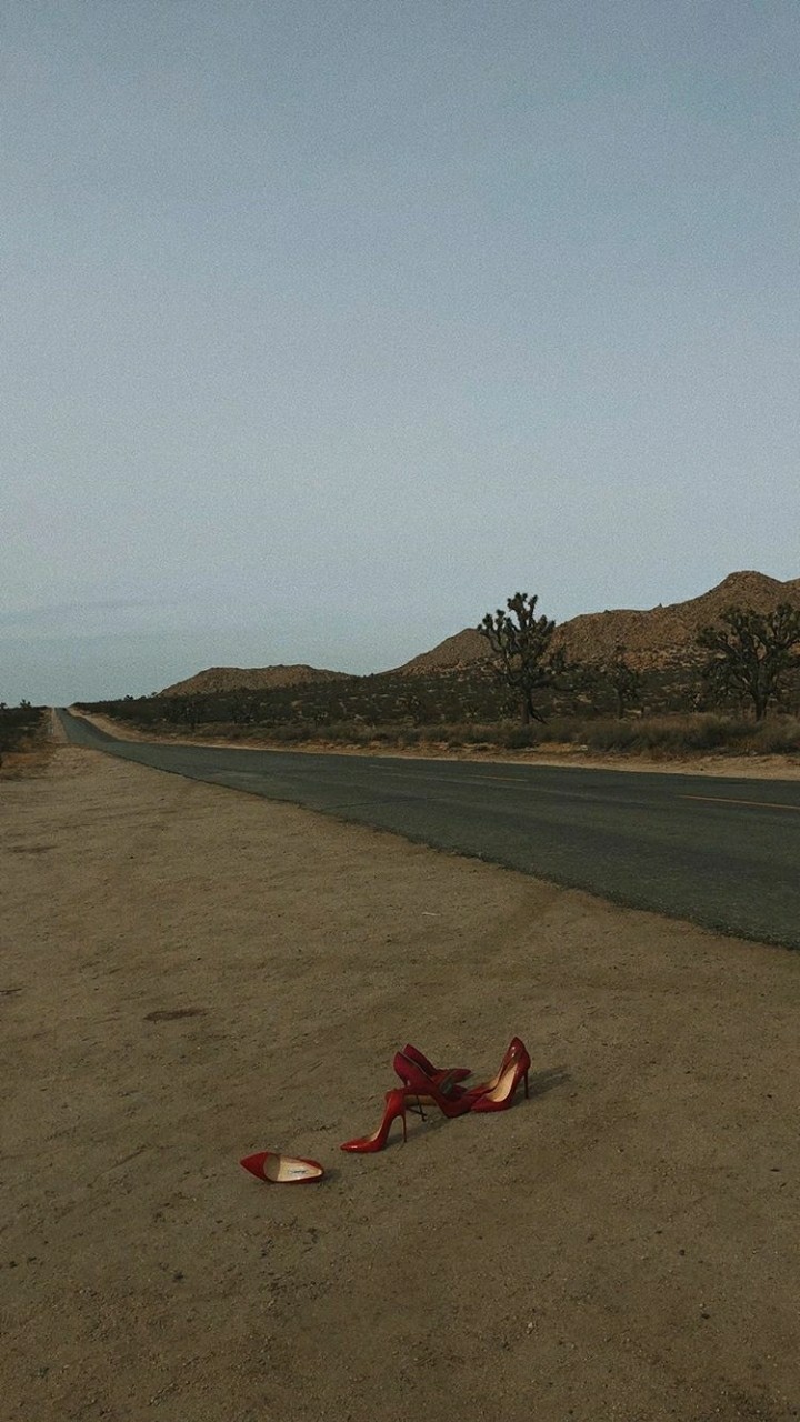 Shoes in Desert